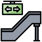 Escalator - Free signaling icons Escalator free vector icons designed by surang