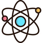 Atom - Free education icons Atom free vector icons designed by Freepik