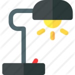 Table lamp - Free electronics icons Table lamp free vector icons designed by Freepik