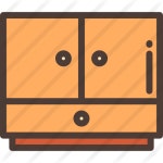 Cabinet - Free furniture and household icons Cabinet free vector icons designed by Freepik