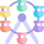Ferris wheel - Free entertainment icons Ferris wheel free vector icons designed by Freepik