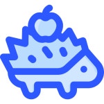Hedgehog - Free animals icons Hedgehog free vector icons designed by Vitaly Gorbachev