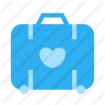 Baggage - Free fashion icons Baggage free vector icons designed by twentyfour