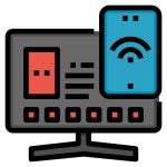 Smart tv - Free technology icons Smart tv free vector icons designed by Nhor Phai