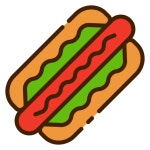 Hot dog - Free food icons Hot dog free vector icons designed by Good Ware