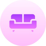 Couch - Free furniture and household icons Couch free vector icons designed by Freepik