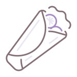 Burrito - Free food icons Burrito free vector icons designed by Flat Icons