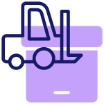 Forklift - Free shipping and delivery icons Forklift free vector icons designed by inipagistudio