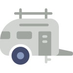 Caravan - Free transport icons Caravan free vector icons designed by Smashicons