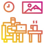 Working at home - Free business and finance icons Working At Home free vector icons designed by Payungkead