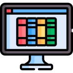 Online library - Free education icons Online Library free vector icons designed by Freepik