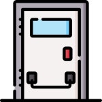 Exit door - Free security icons Exit Door free vector icons designed by Freepik
