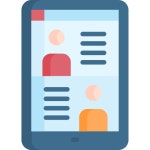 Video conference - Free user icons Video Conference free vector icons designed by Freepik