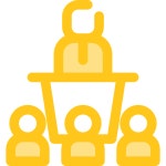 (주)브레젤르 | Conference - Free people icons Conference free vector icons designed by Freepik