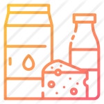 Dairy - Free food icons Dairy free vector icons designed by Good Ware