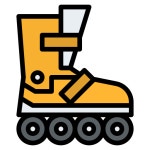 Roller skate - Free transportation icons Roller Skate free vector icons designed by iconixar