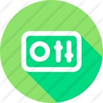 Turntable - Free electronics icons Turntable free vector icons designed by Uniconlabs