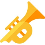 Trumpet - Free music icons Trumpet free vector icons designed by Freepik