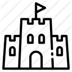 Sand castle - Free kid and baby icons Sand Castle free vector icons designed by nawicon
