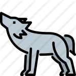 Wolf - Free animals icons Wolf free vector icons designed by tulpahn