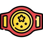 Champion belt - Free sports and competition icons Champion Belt free vector icons designed by Freepik