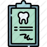 Dental report - Free healthcare and medical icons Dental Report free vector icons designed by Freepik