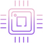 Chip - Free electronics icons Chip free vector icons designed by Icongeek26