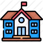 College - Free buildings icons College free vector icons designed by Freepik