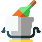 Champagne - Free food icons Champagne free vector icons designed by Freepik