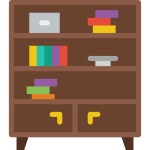 Bookshelf - Free other icons Bookshelf free vector icons designed by Smashicons