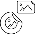 Sticker - Free signs icons Sticker free vector icons designed by Nikita Golubev