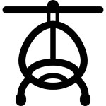 Chopper Flying - Free transport icons Chopper Flying free vector icons designed by Freepik