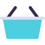 Shopping basket - Free commerce icons Shopping basket free vector icons designed by Kiranshastry