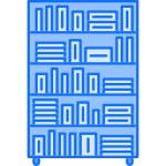 Bookcase - Free other icons Bookcase free vector icons designed by Nikita Golubev