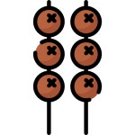 Satay - Free food and restaurant icons Satay free vector icons designed by Freepik
