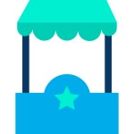 Stand - Free holidays icons Stand free vector icons designed by Kiranshastry