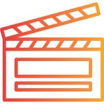 Clapperboard - Free cinema icons Clapperboard free vector icons designed by itim2101