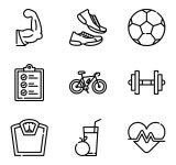 Gym Icons - 1,746 free vector icons - Page 2 1,746 Free vector icons of gym