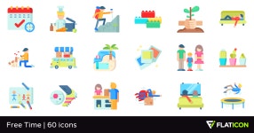 Free Time 60 free icons (SVG, EPS, PSD, PNG files) 60 free vector icons of Free Time designed by Freepik