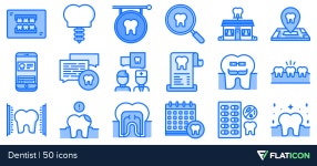 dentist 50 무료 아이콘 (SVG, EPS, PSD, PNG 파일) Nikita Golubev 디자인의 dentist 벡터 아이콘 50 무료개