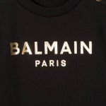 21FW 키즈 로고숄더버튼 스웨트셔츠 6P4110 F0015 930 [BUYEST] [BALMAIN] 21FW 키즈 로고숄더버튼 스웨트셔츠 6P4110 F0015 930