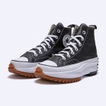 컨버스 CONVERSE 런스타 하이크 레더 블랙 , A04292C 런스타 하이크 레더 [CONVERSE] 런스타 하이크 레더 블랙 / A04292C