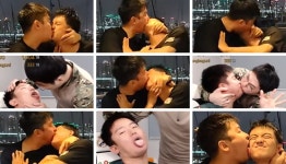 포모스 남성끼리 혀넣고 딥키스 BJ갓애견 x BJ윤승 남성끼리 혀넣고 딥키스 BJ갓애견 x BJ윤승