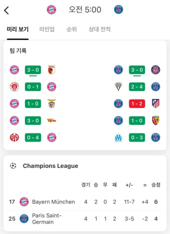 내일 새벽 챔피언스리그 코리안 더비