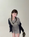 포모스 동탄미시룩 착용한 장원영 동탄미시룩 착용한 장원영