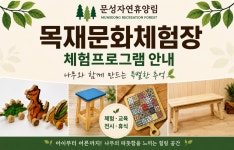 문성자연휴양림 - 목재문화체험장 |