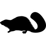Beaver mammal animal shape  Icons | Free Download
