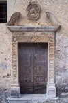 Brown portal old door wood port  Photo | Free Download