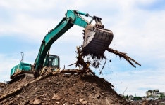 Bulldozer foreground  Photo | Free Download