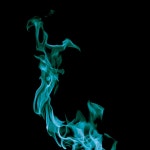 Close-up swirling blue fire  Photo | Free Download